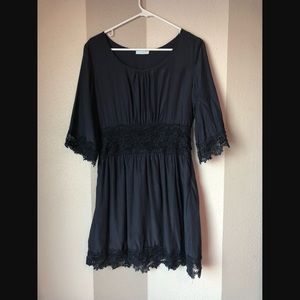 Navy blue dress